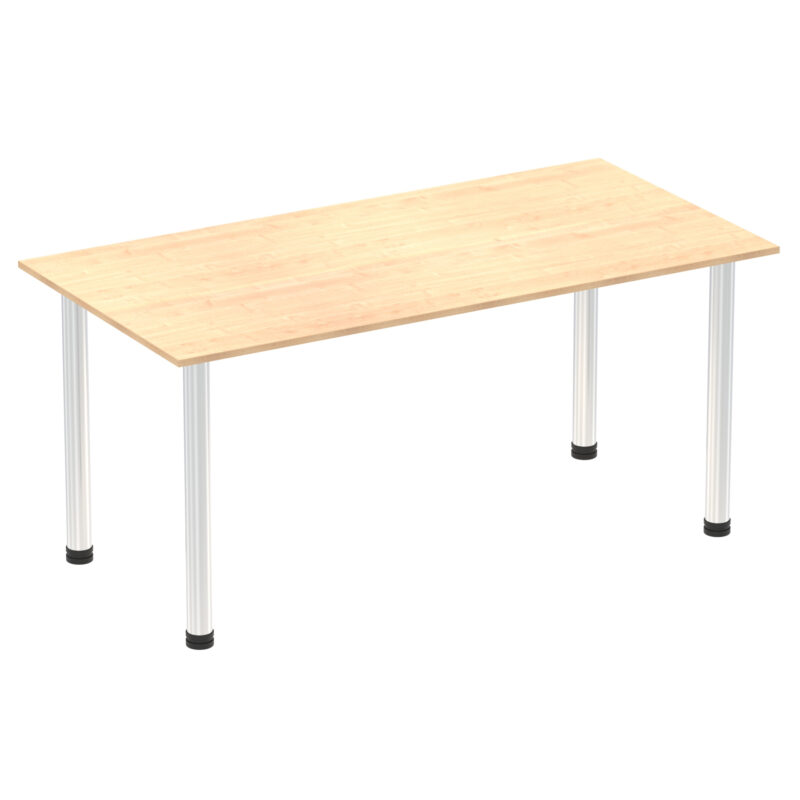 Surge 1600mm Straight Table With Post Leg - Image 13