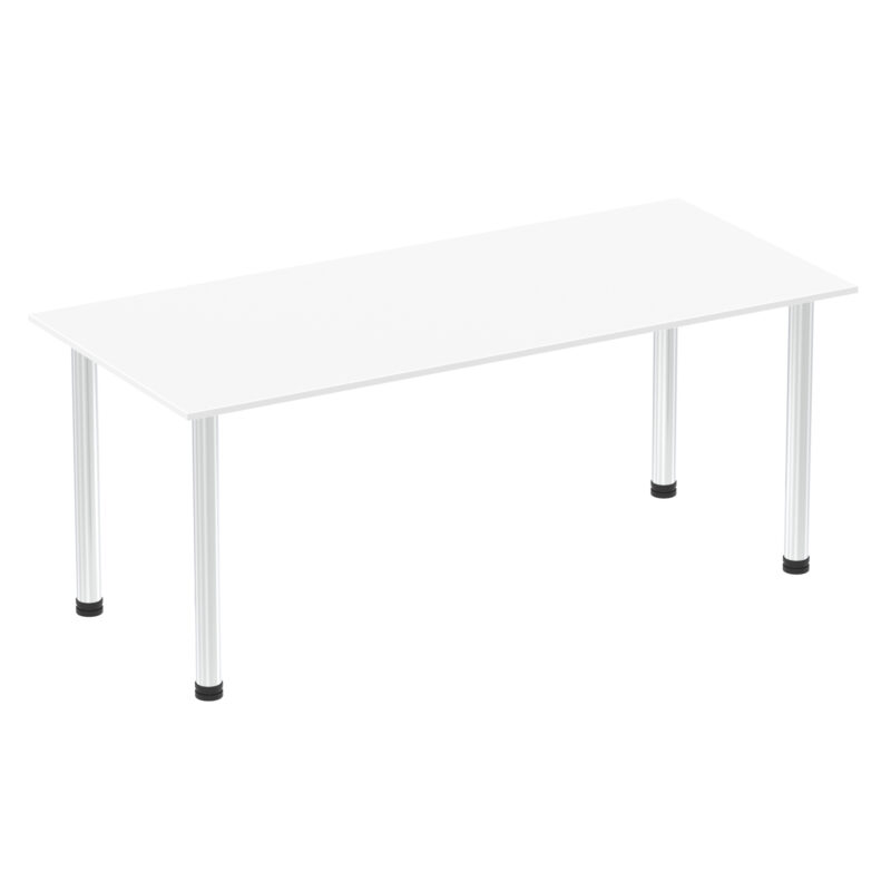 Surge 1800mm Straight Table With Post Leg - Image 28