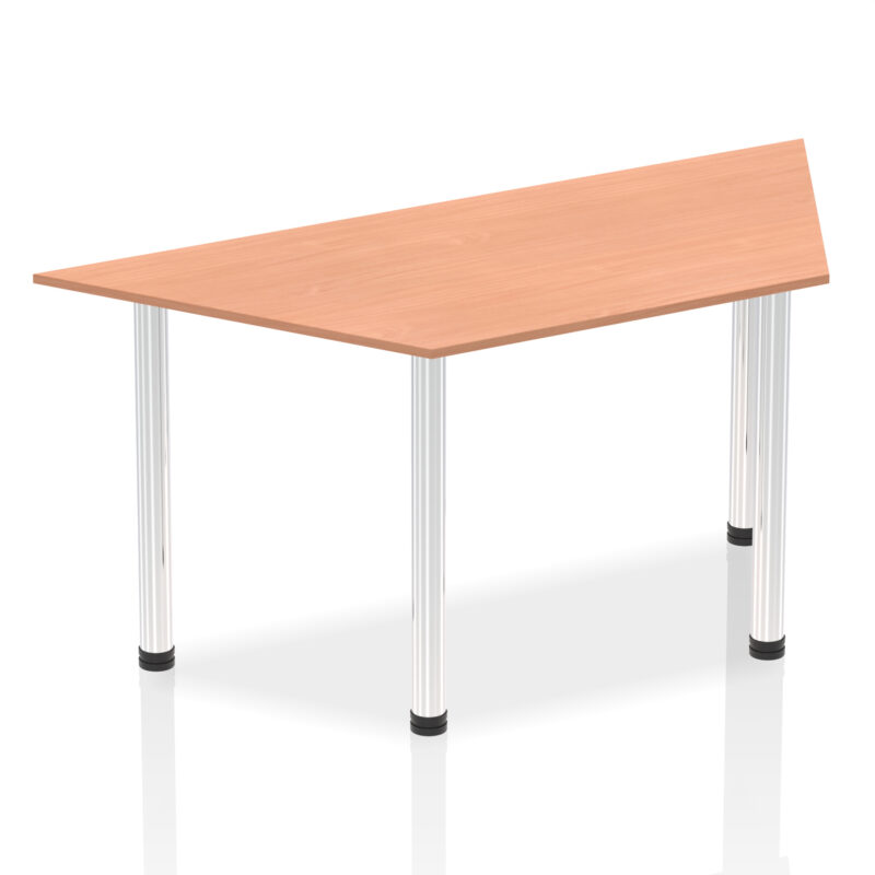 Surge Trapezium Table With Post Leg - Image 3