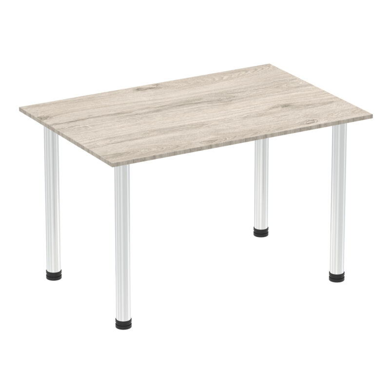 Surge 1200mm Straight Table With Post Leg - Image 8