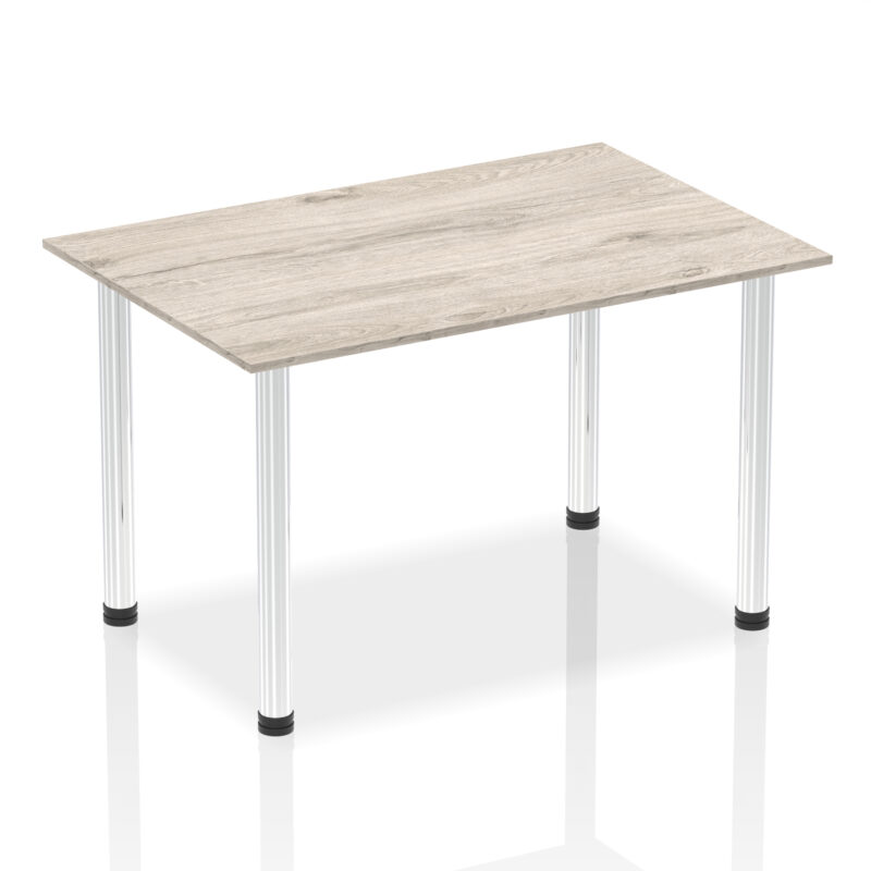 Surge 1400mm Straight Table With Post Leg - Image 8