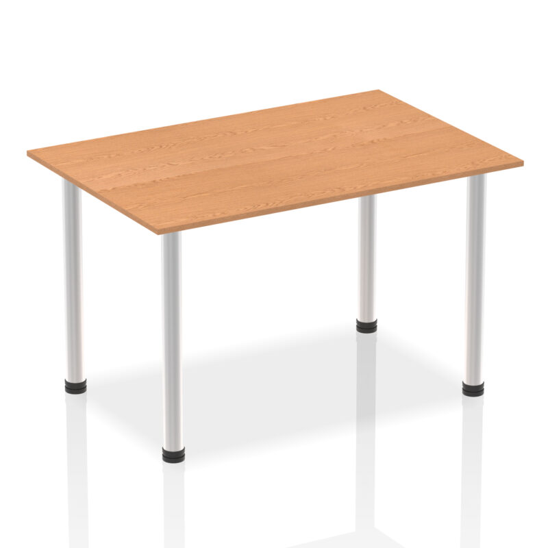 Surge 1400mm Straight Table With Post Leg - Image 17