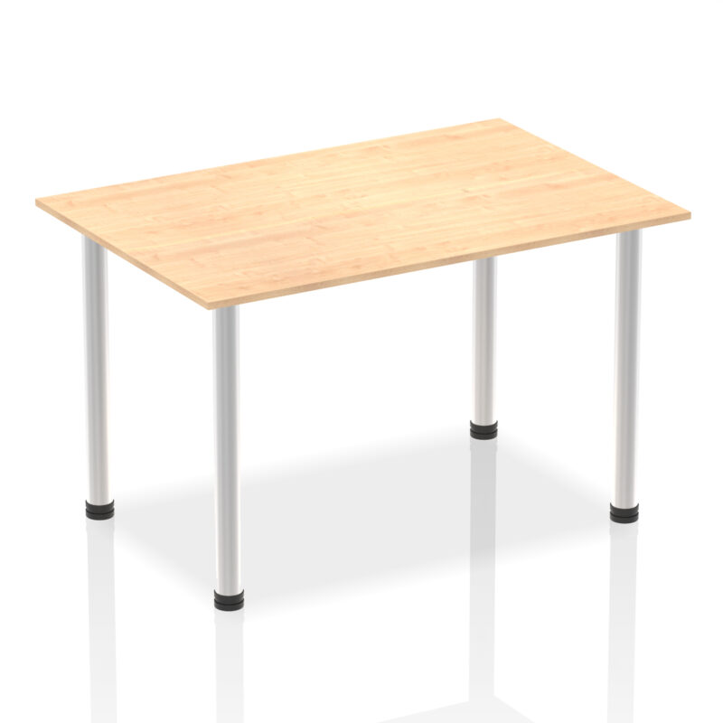 Surge 1400mm Straight Table With Post Leg - Image 12