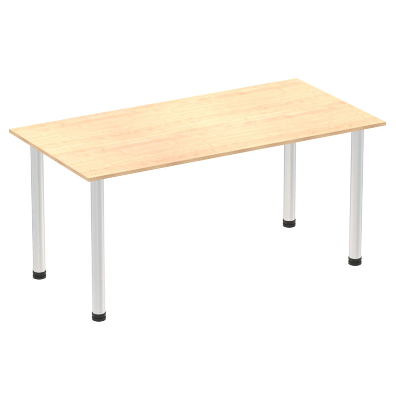 Surge 1600mm Straight Table With Post Leg - Image 12