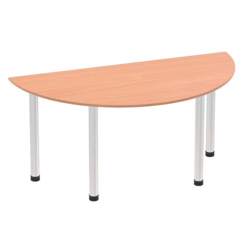 Surge Semi-Circle Table With Post Leg - Image 2