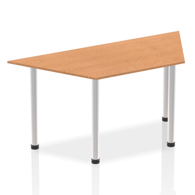 Surge Trapezium Table With Post Leg - Image 17
