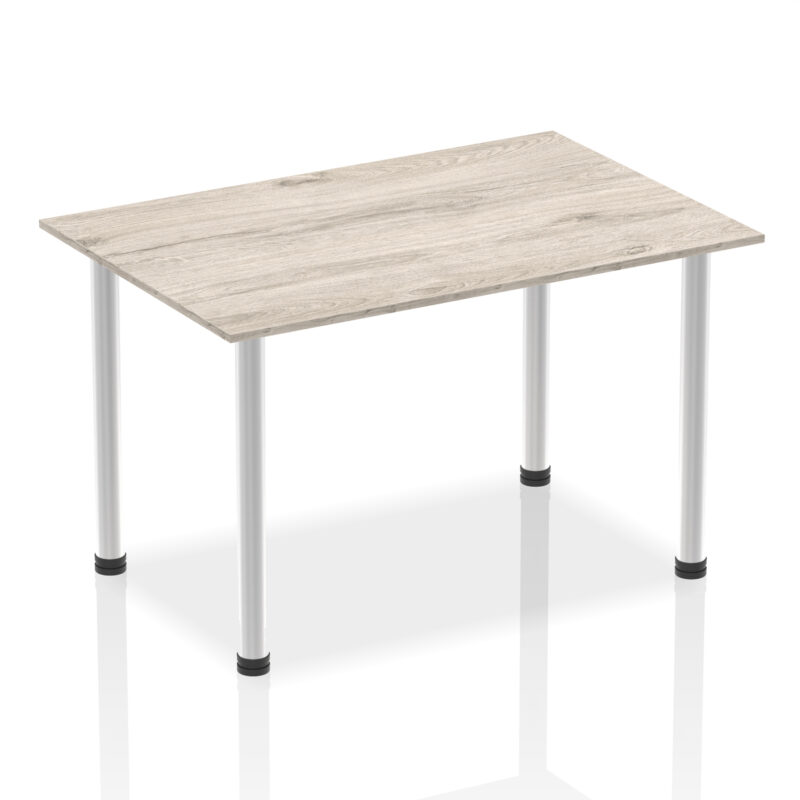Surge 1400mm Straight Table With Post Leg - Image 7