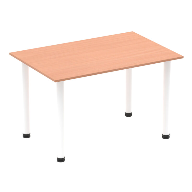 Surge 1200mm Straight Table With Post Leg - Image 5