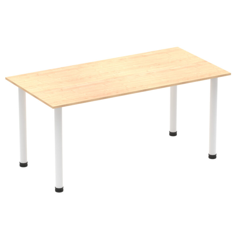 Surge 1600mm Straight Table With Post Leg - Image 15
