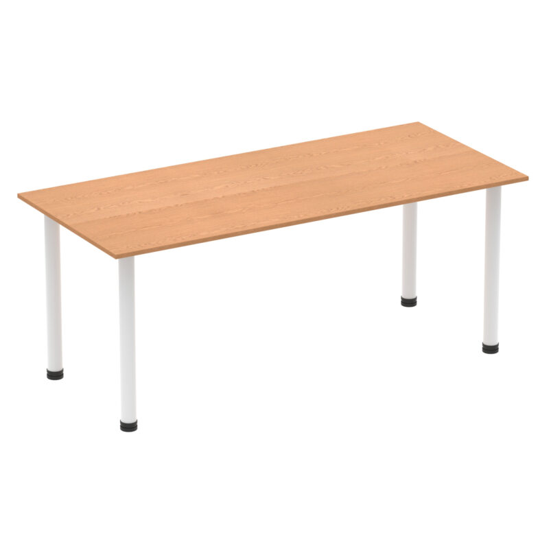 Surge 1800mm Straight Table With Post Leg - Image 20