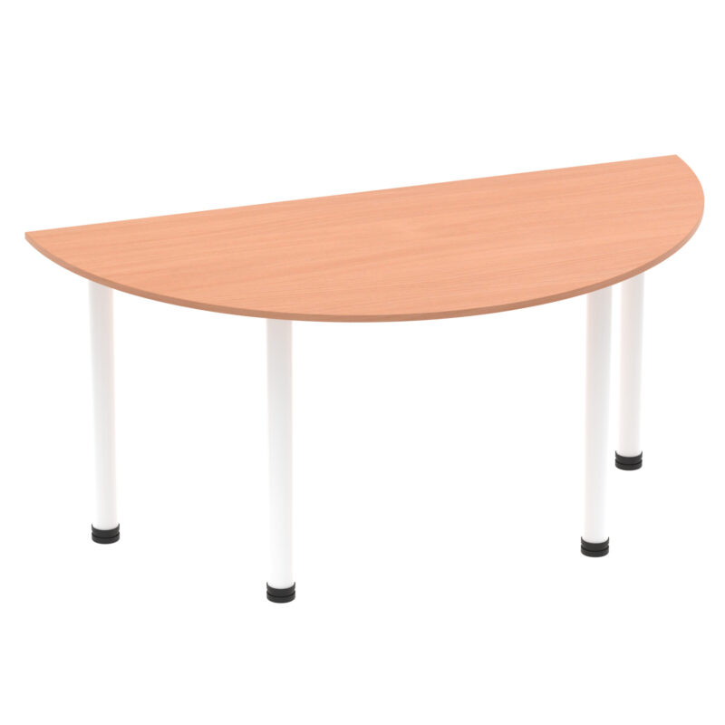 Surge Semi-Circle Table With Post Leg - Image 5