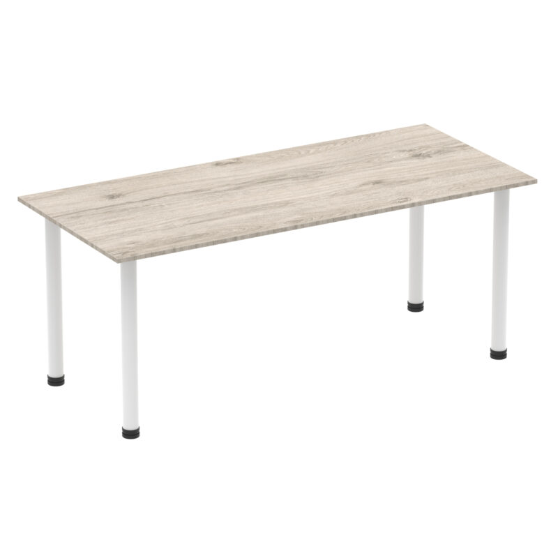 Surge 1800mm Straight Table With Post Leg - Image 10