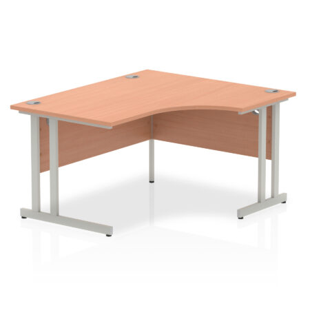 Surge 1400mm Right Crescent Desk Cantilever Leg