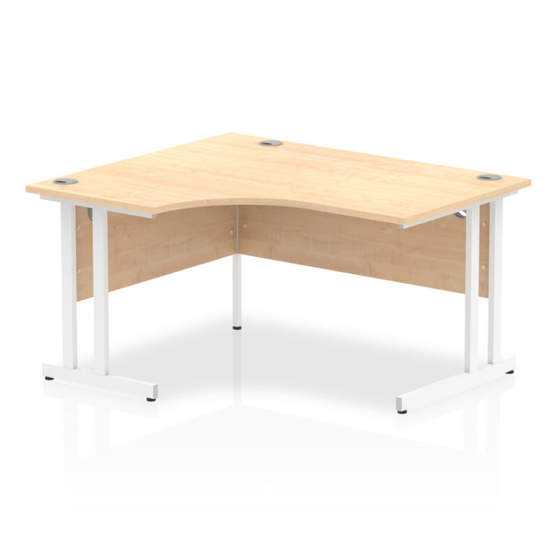 Surge 1400mm Left Crescent Desk Cantilever Leg - Image 6
