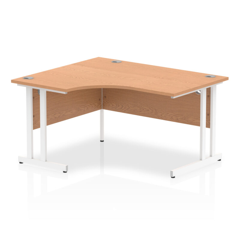 Surge 1400mm Left Crescent Desk Cantilever Leg - Image 8