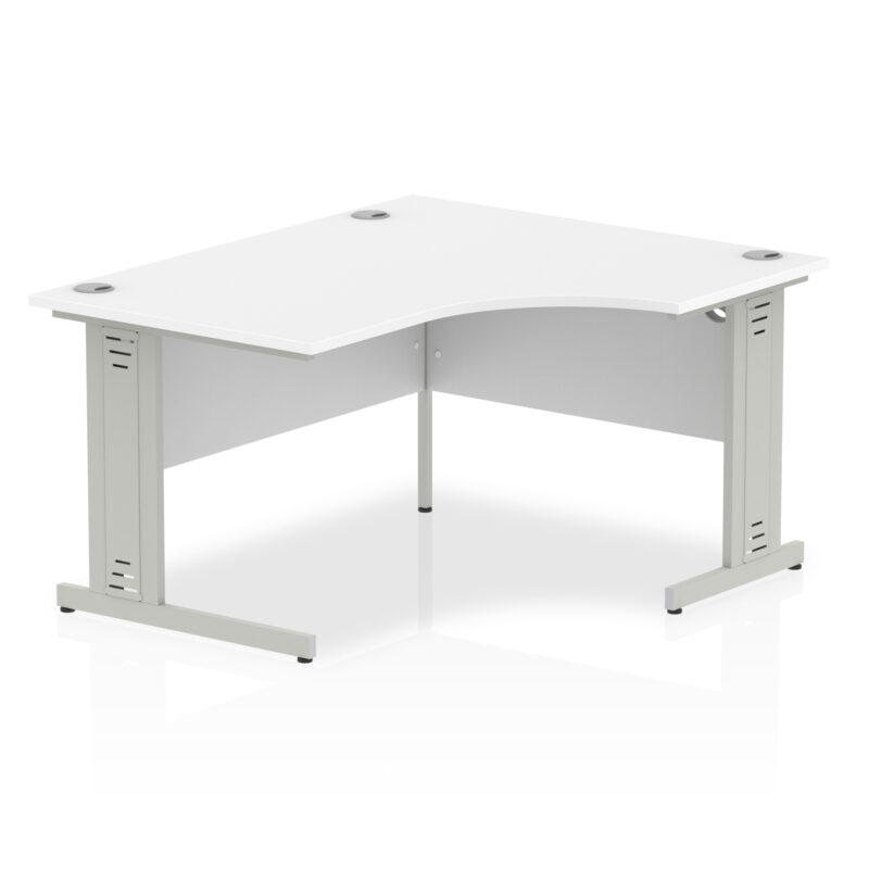 Surge 1400mm Right Crescent Desk Cable Managed Leg - Image 16