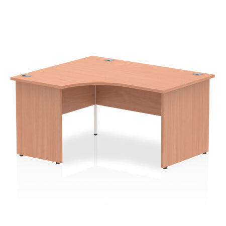 Surge 1400mm Left Crescent Desk Panel End Leg