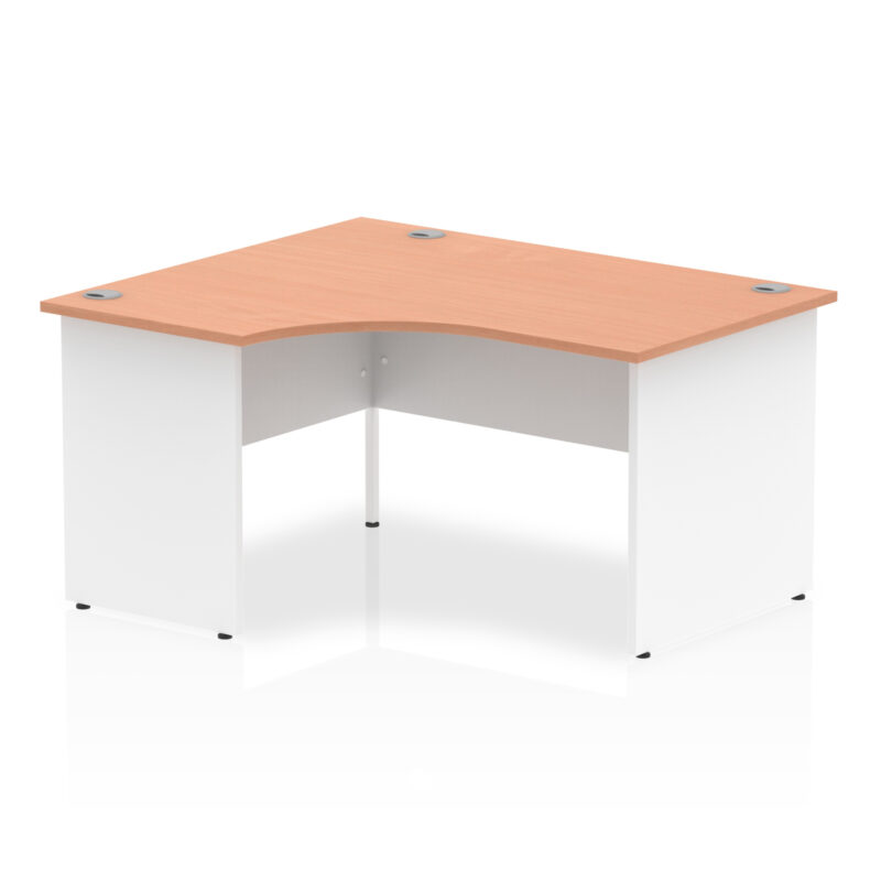 Surge 1400mm Left Crescent Desk Panel End Leg - Image 2
