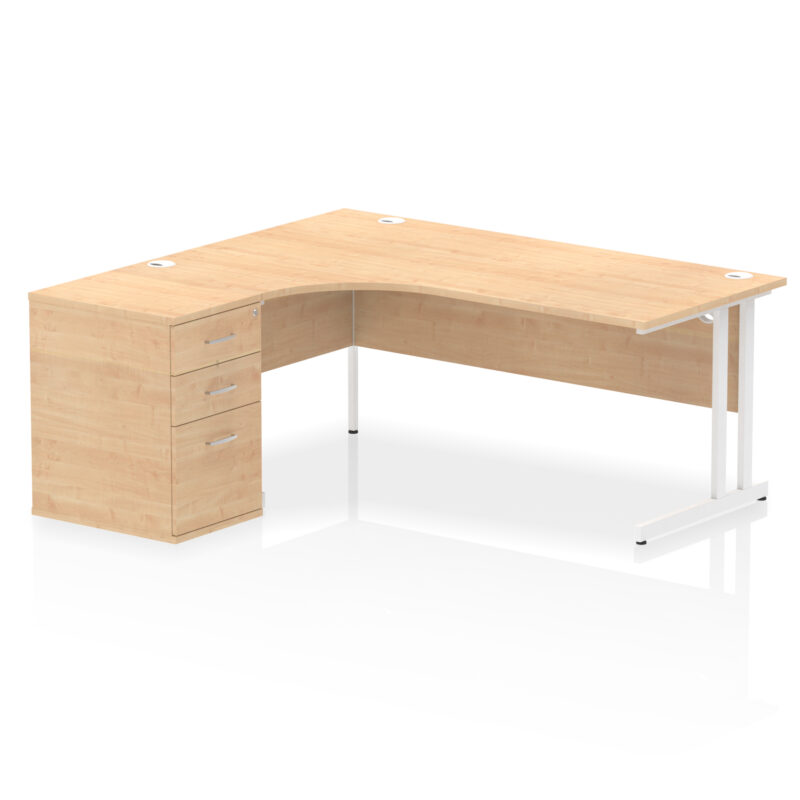 Surge 1800mm Cantilever Left Crescent Desk Workstation - Image 15