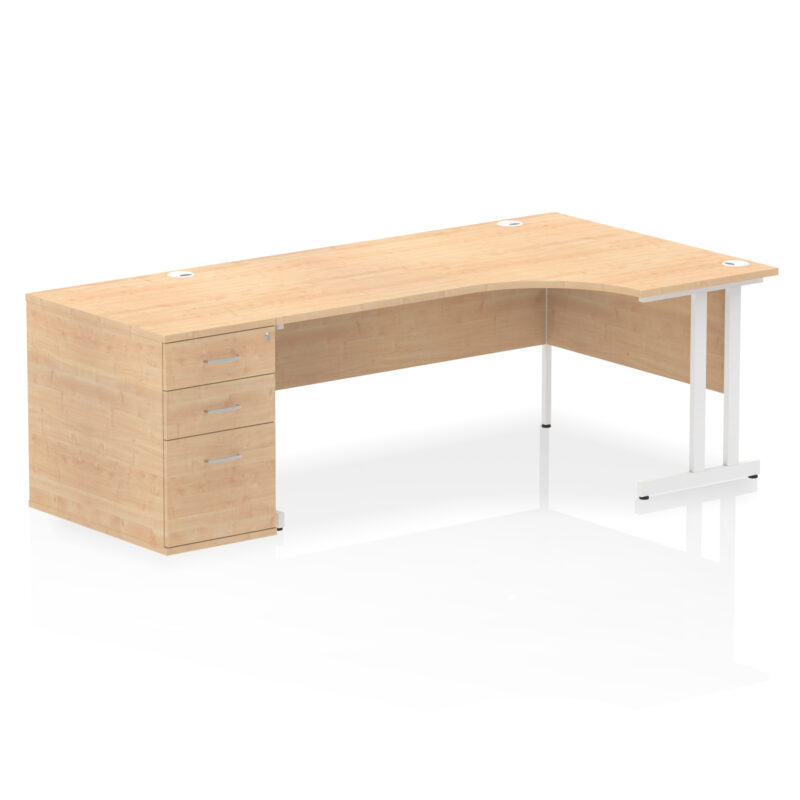 Surge 1800mm Cantilever Right Crescent Desk Workstation - Image 18