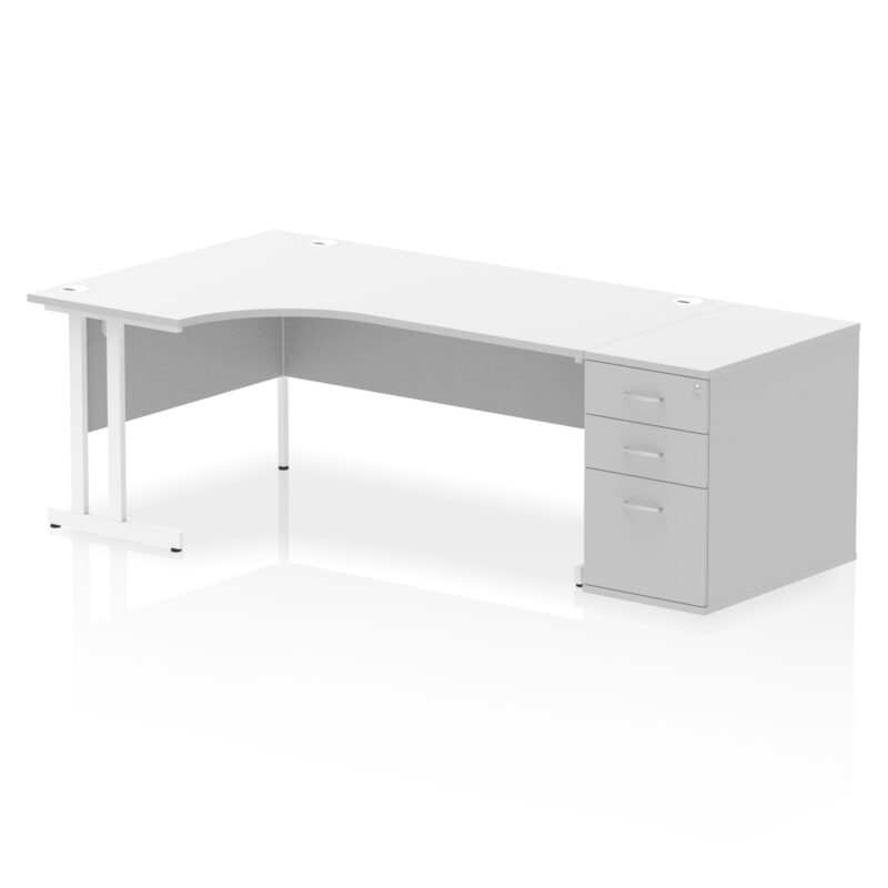 Surge 1800mm Cantilever Left Crescent Desk Workstation - Image 36