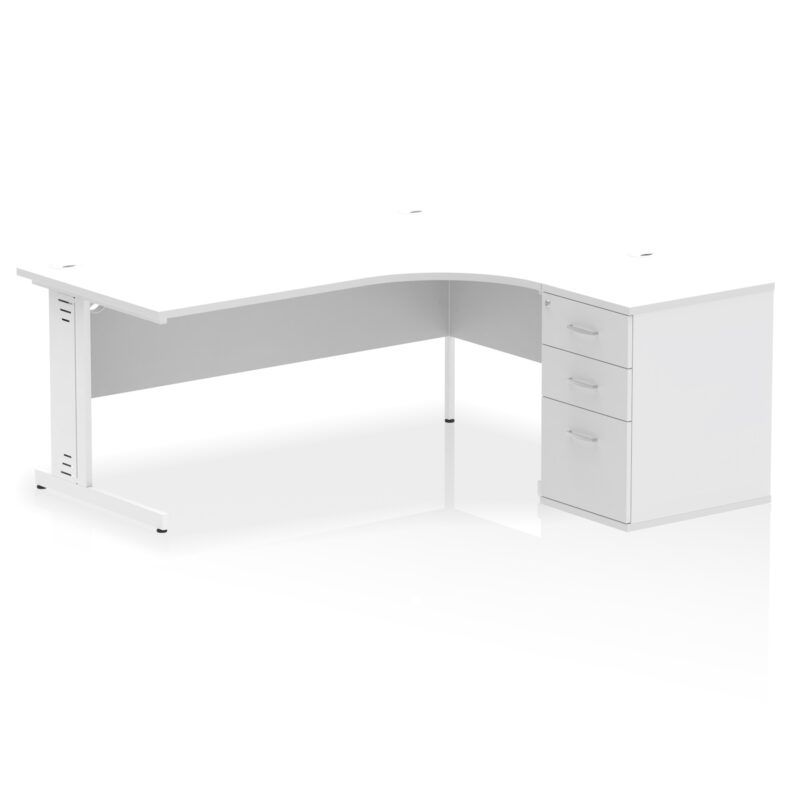 Surge 1800mm Cable Managed Right Crescent Desk Workstation - Image 33