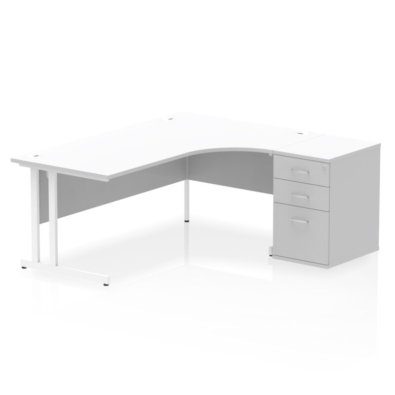 Surge 1800mm Cantilever Right Crescent Desk Workstation - Image 33