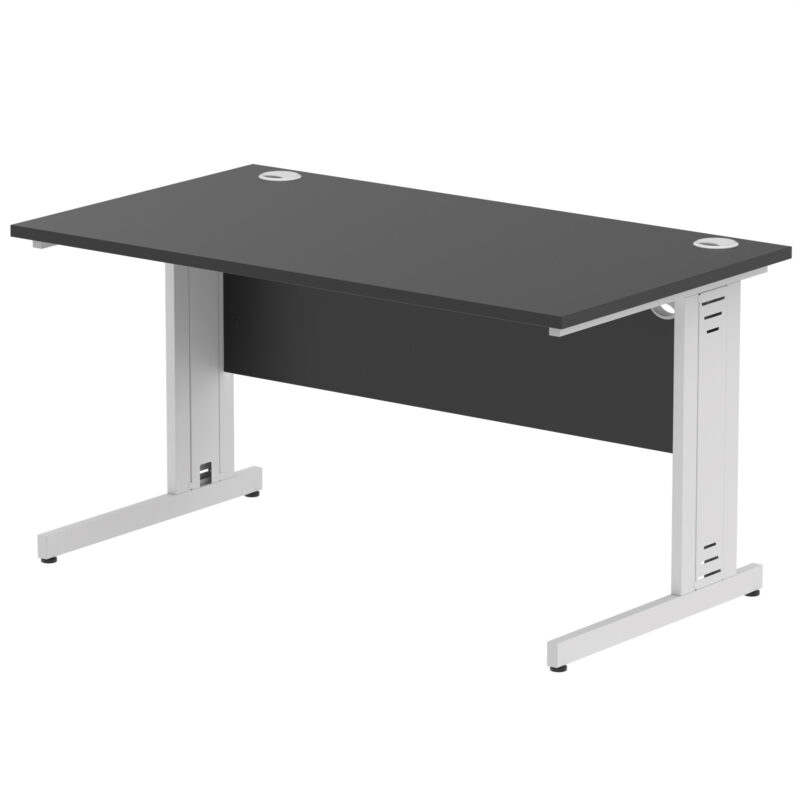 Surge 1400mm Straight Desk Cable Managed Leg - Image 97