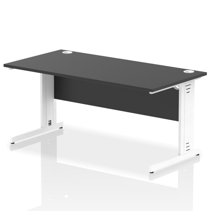 Surge 1600mm Straight Desk Cable Managed Leg - Image 98
