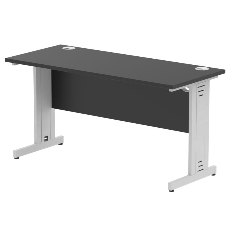 Surge 1400mm Slimline Desk Cable Managed Leg - Image 13