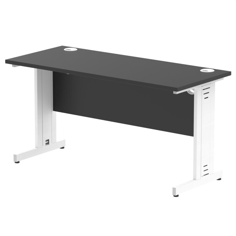 Surge 1400mm Slimline Desk Cable Managed Leg - Image 14