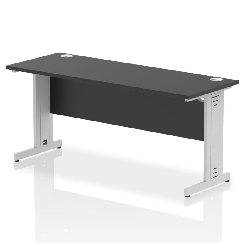 Surge 1600mm Slimline Desk Cable Managed Leg - Image 13