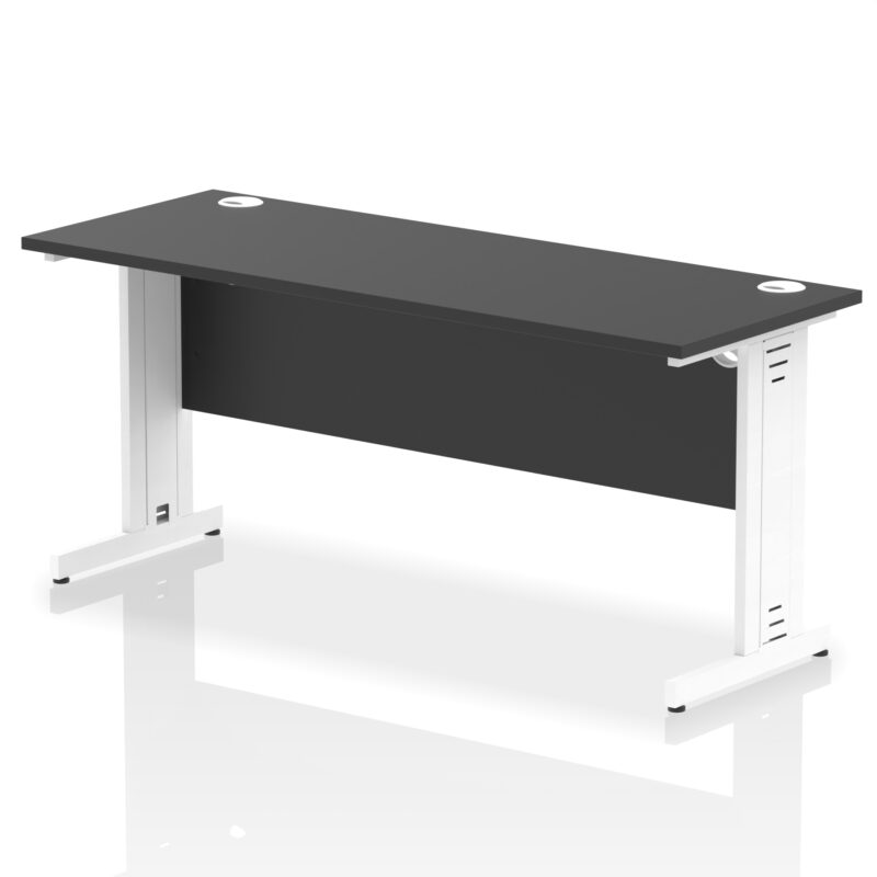 Surge 1600mm Slimline Desk Cable Managed Leg - Image 14