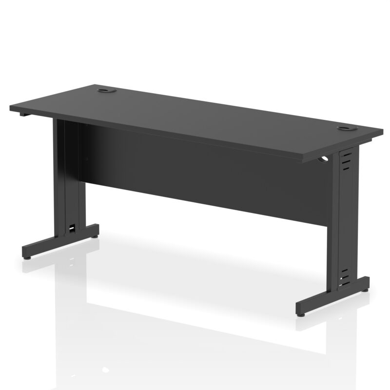 Surge 1600mm Slimline Desk Cable Managed Leg - Image 15