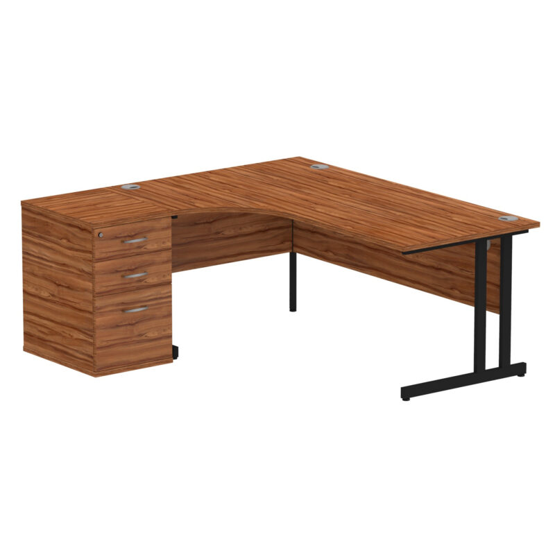 Surge 1800mm Cantilever Left Crescent Desk Workstation - Image 25