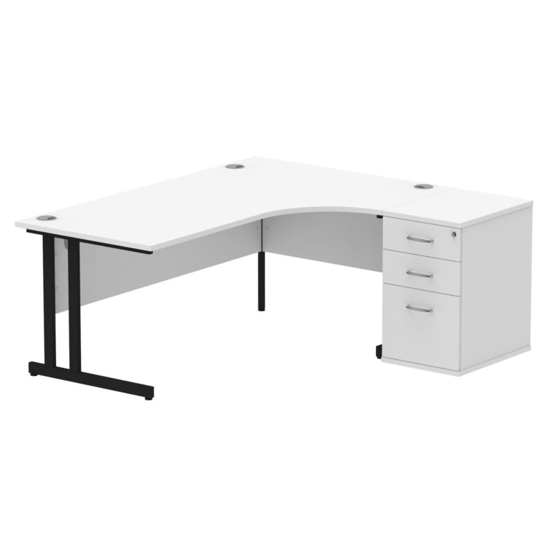 Surge 1800mm Cantilever Right Crescent Desk Workstation - Image 31