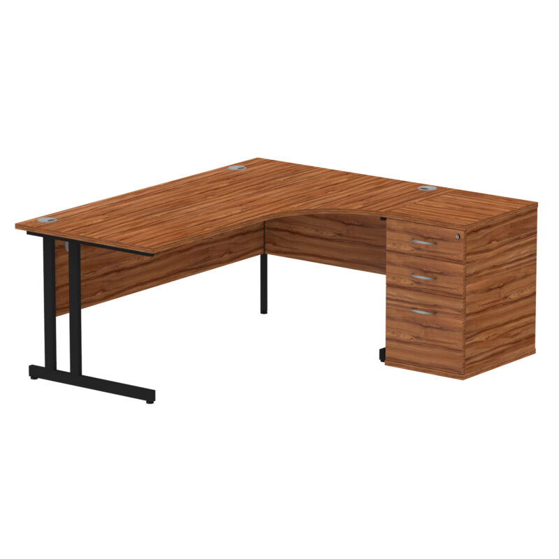 Surge 1800mm Cantilever Right Crescent Desk Workstation - Image 25