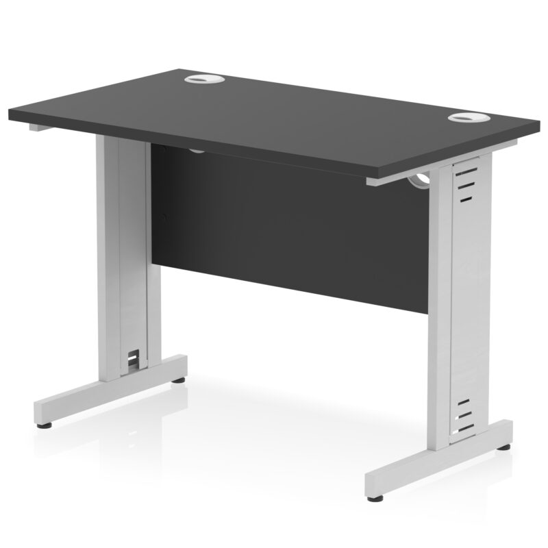 Surge 1000mm Slimline Desk Cable Managed Leg - Image 13