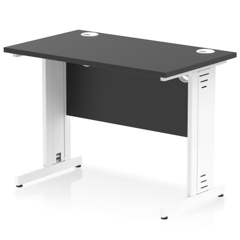 Surge 1000mm Slimline Desk Cable Managed Leg - Image 14