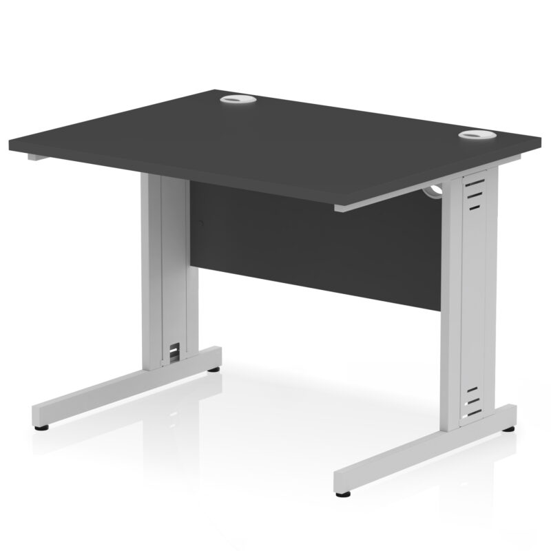 Surge 1000mm Straight Desk Cable Managed Leg - Image 97