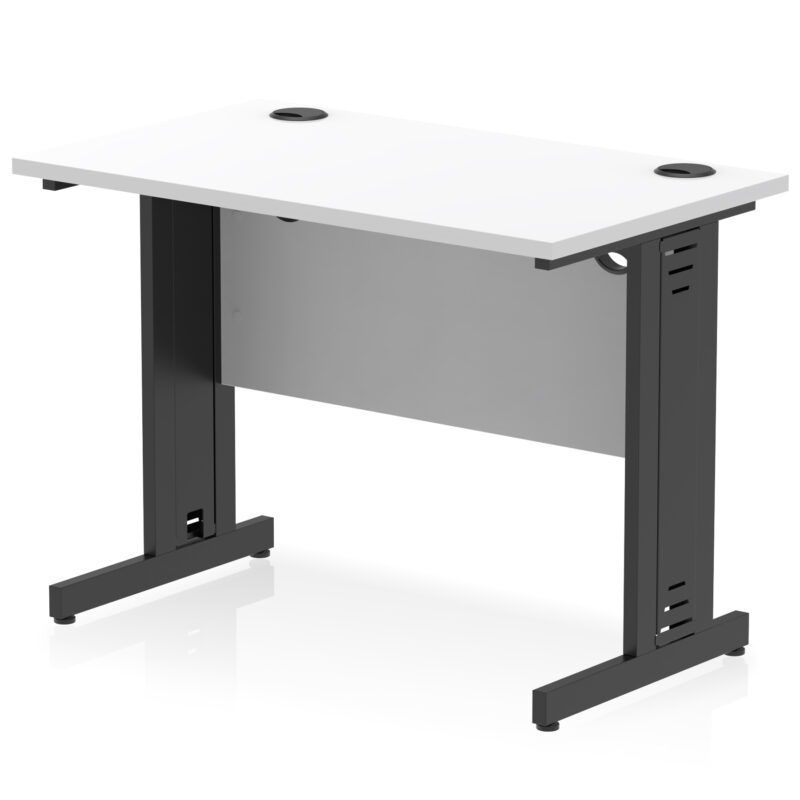 Surge 1000mm Slimline Desk Cable Managed Leg - Image 21
