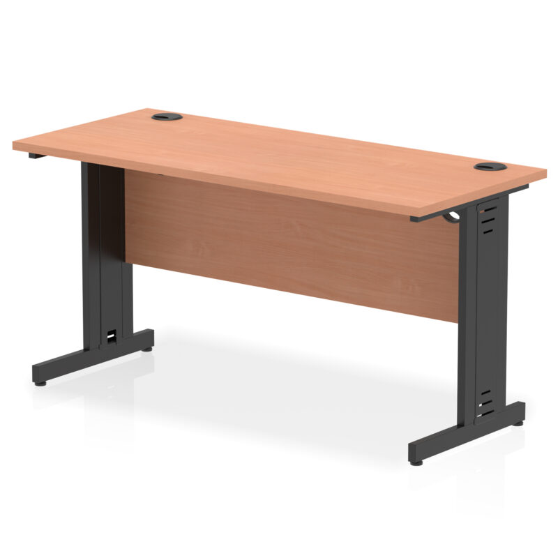 Surge 1400mm Slimline Desk Cable Managed Leg - Image 16