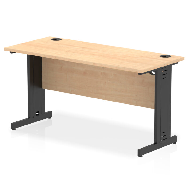 Surge 1400mm Slimline Desk Cable Managed Leg - Image 18