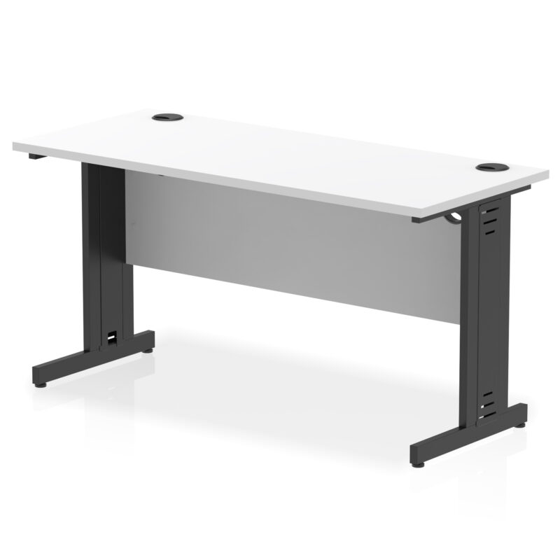 Surge 1400mm Slimline Desk Cable Managed Leg - Image 21