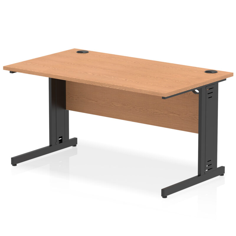Surge 1400mm Straight Desk Cable Managed Leg - Image 103