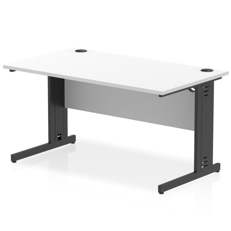 Surge 1400mm Straight Desk Cable Managed Leg - Image 105