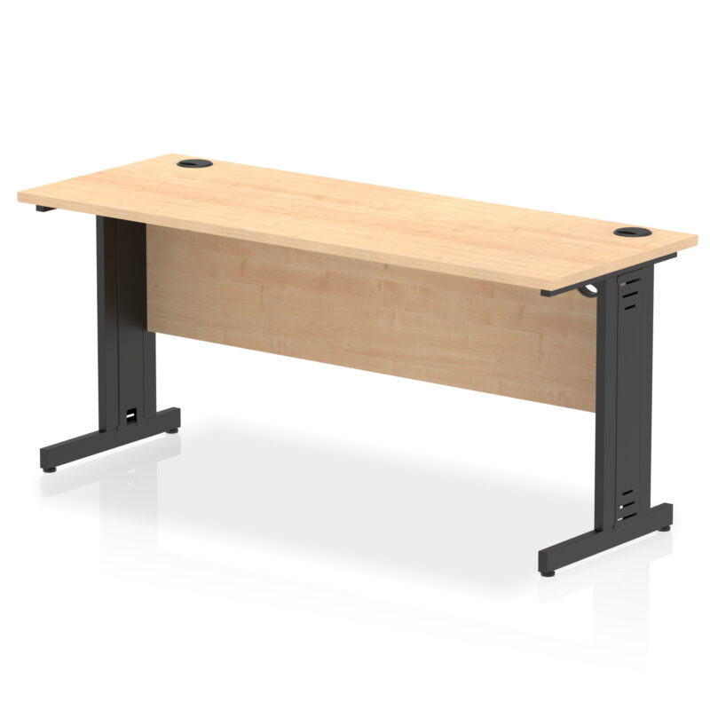Surge 1600mm Slimline Desk Cable Managed Leg - Image 18
