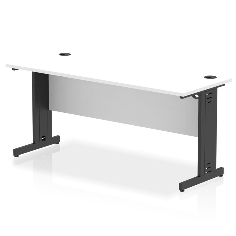 Surge 1600mm Slimline Desk Cable Managed Leg - Image 21