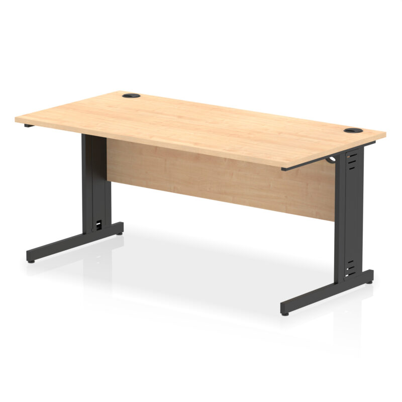 Surge 1600mm Straight Desk Cable Managed Leg - Image 102