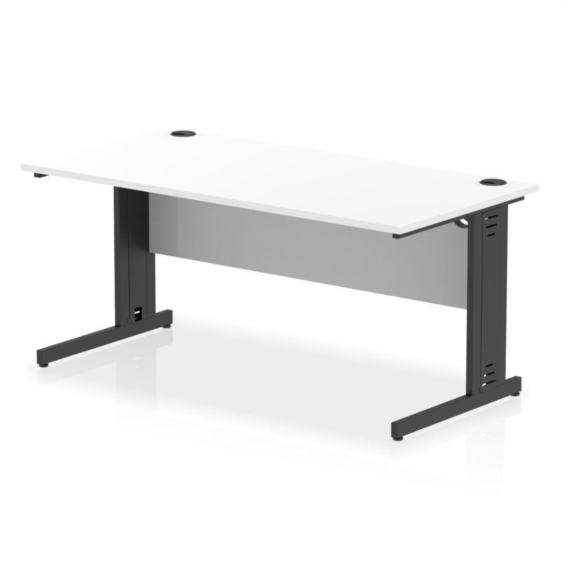 Surge 1600mm Straight Desk Cable Managed Leg - Image 105
